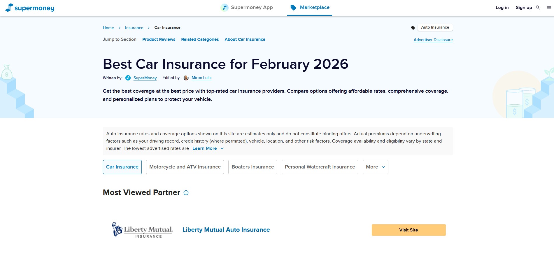 supermoney auto insurances